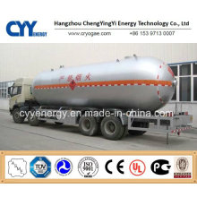 Chemical LNG Liquide Oxygène Nitrogen Carbon Dioxide Argon Fuel Tank Car Semi Semi-remorque